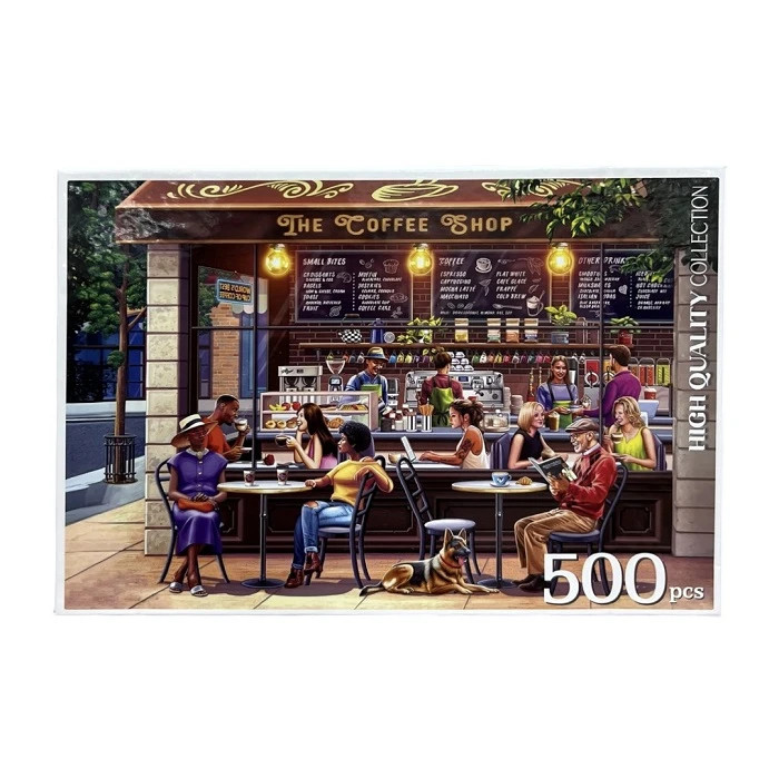 پازل 500 تکه کینگ طرح کافی شاپ